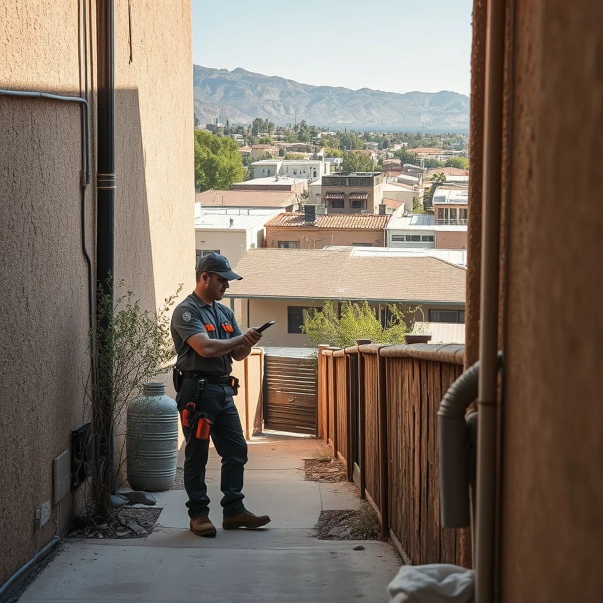 Downtown El Paso, TX property context for local pest control service